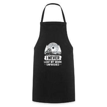 Arborist Tree Cutter Chainsaw Lumberjack - Cooking Apron - black - Front - AI Model Male 185 dark (185cm)