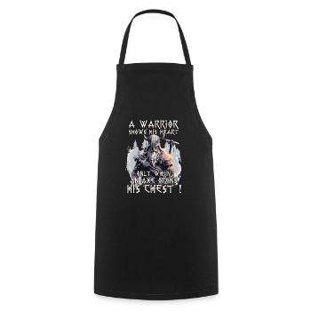 Asgard Home of the Gods Viking Mythology - Cooking Apron - black - Front - AI Model Male 185 dark (185cm)