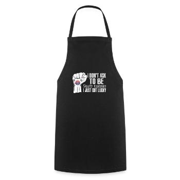 South Korean Pride South Korea Flag Grown South - Cooking Apron - black - Front - AI Model Male 185 dark (185cm)
