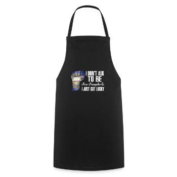 New Hampshirite American US Patriot USA Grown New - Cooking Apron - black - Front - AI Model Male 185 dark (185cm)