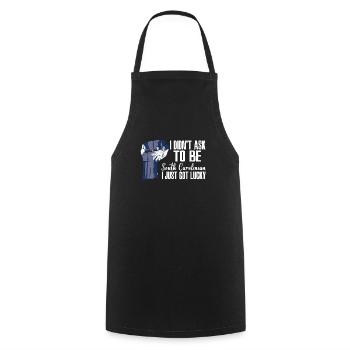 South Carolinian American US Patriot USA Grown - Cooking Apron - black - Front - AI Model Male 185 dark (185cm)