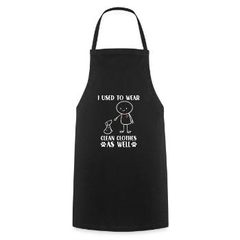 Walki Spruch für Hundebesitzer lustige - Kochschürze - Schwarz - Vorne - AI Model Male 185 dark (185cm)