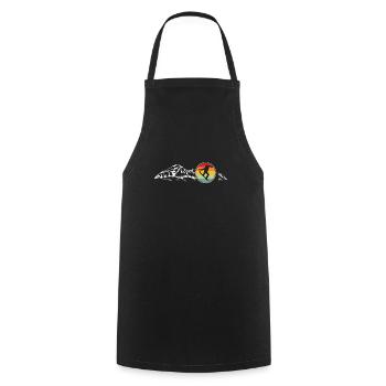 Snowboarding Snowboarder Snowboard Enthusiast - Cooking Apron - black - Front - AI Model Male 185 dark (185cm)