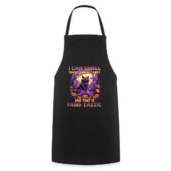 Costume d'Halloween de loup-garou kawaii pour les - Tablier de cuisine - noir - Devant - AI Model Male 185 dark (185cm)