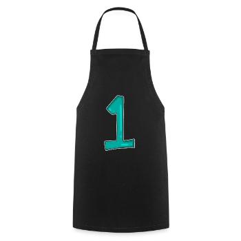 Numéro 1 Numéro Gagnant Premier Gagnant - Tablier de cuisine - noir - Devant - AI Model Male 185 dark (185cm)