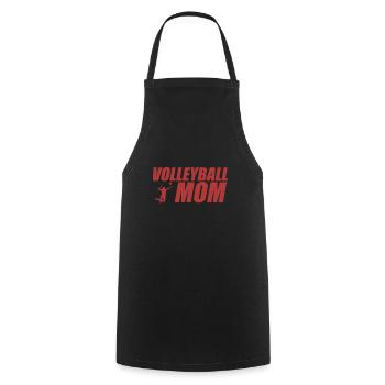 Lustige Volleyball Mutter Mutter Tag Kleidung - Kochschürze - Schwarz - Vorne - AI Model Male 185 dark (185cm)