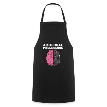 IA Intelligence Artificielle - Tablier de cuisine - noir - Devant - AI Model Male 185 dark (185cm)