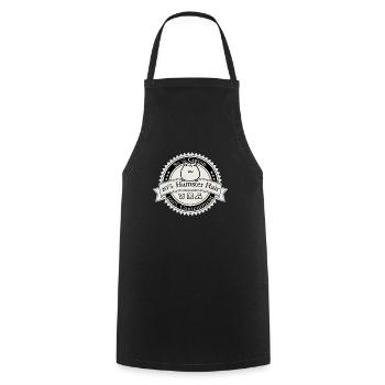 80% Coton 20% Hamster Chemise Cheveux - Tablier de cuisine - noir - Devant - AI Model Male 185 dark (185cm)