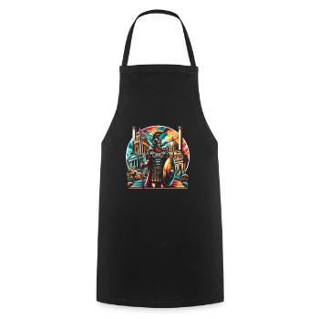 Gladiator Roman Empire Ancient Rome - Cooking Apron - black - Front - AI Model Male 185 dark (185cm)