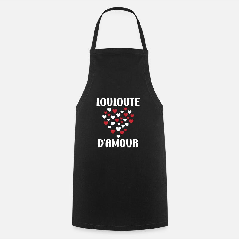 Louloute - Tablier de cuisine - noir