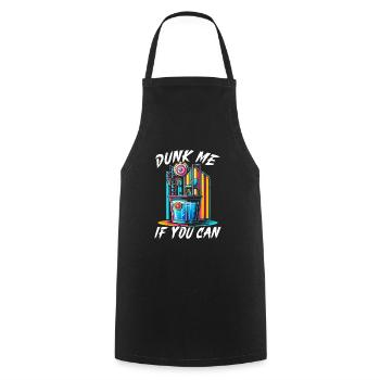 Dunk Tank Carnival Fair Circus - Cooking Apron - black - Front - AI Model Male 185 dark (185cm)