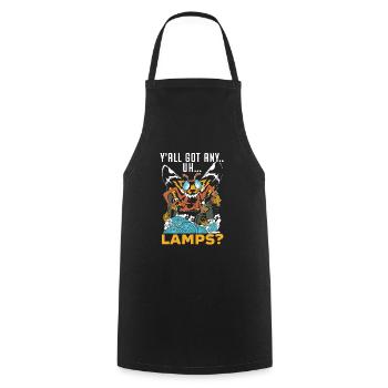 Mothman Lover Mythical Creature Cryptozoology - Cooking Apron - black - Front - AI Model Male 185 dark (185cm)