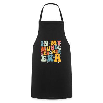 Music Teacher Music School Musician Musical - Cooking Apron - black - Front - AI Model Male 185 dark (185cm)