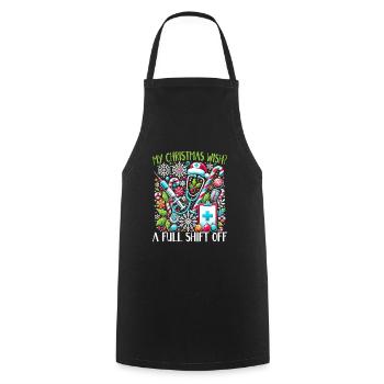 Jollier - Cooking Apron - black - Front - AI Model Male 185 dark (185cm)