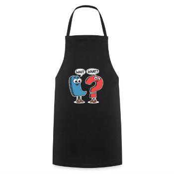 Grammar Police English Teacher Spelling - Cooking Apron - black - Front - AI Model Male 185 dark (185cm)
