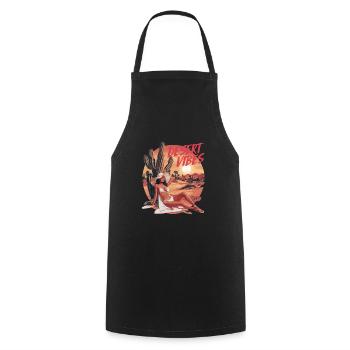 Sonnenuntergang Desert Vibes Urlaub Abenteuer - Kochschürze - Schwarz - Vorne - AI Model Male 185 dark (185cm)