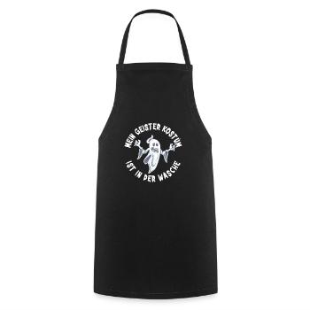 My Ghost Costume Is In The Laundry Funny - Cooking Apron - black - Front - AI Model Male 185 dark (185cm)