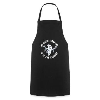 My Ghost Costume Is In The Laundry Funny - Cooking Apron - black - Front - AI Model Male 185 dark (185cm)