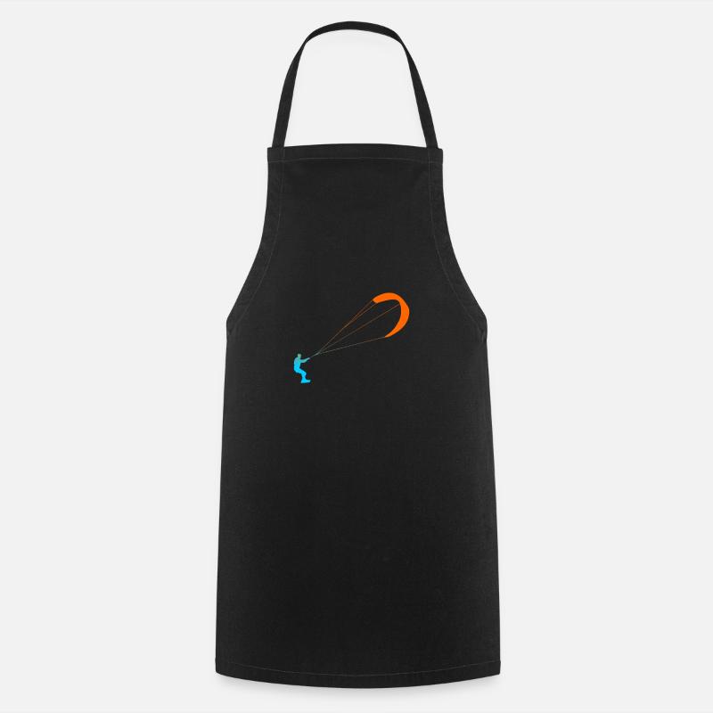 kitesurfer - Tablier de cuisine - noir