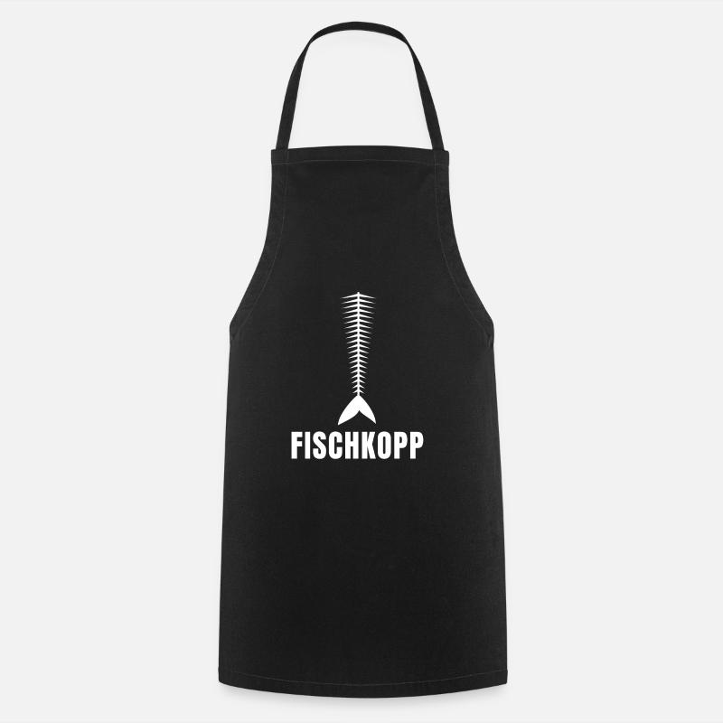 Fischkopp - Kochschürze - Schwarz