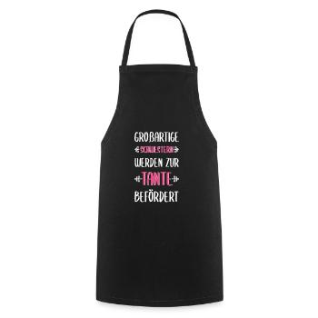 Great sisters aunt - Cooking Apron - black - Front - AI Model Male 185 dark (185cm)
