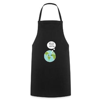 environment - Cooking Apron - black - Front - AI Model Male 185 dark (185cm)