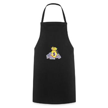 argent - Tablier de cuisine - noir - Devant - AI Model Male 185 dark (185cm)