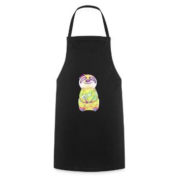 mole - Cooking Apron - black - Front - AI Model Male 185 dark (185cm)