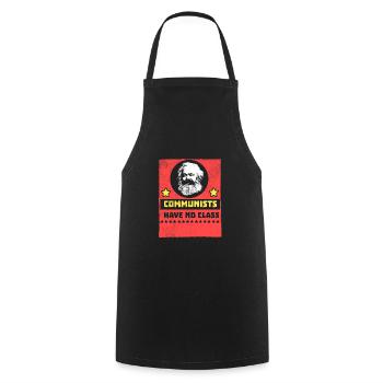 Kommunisten haben kein Klassenhemd Lustiges Marx-T-Shirt G. - Kochschürze - Schwarz - Vorne - AI Model Male 185 dark (185cm)