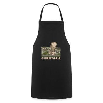 Chiricahua Shirt National Monument Natur Souvenir - Kochschürze - Schwarz - Vorne - AI Model Male 185 dark (185cm)