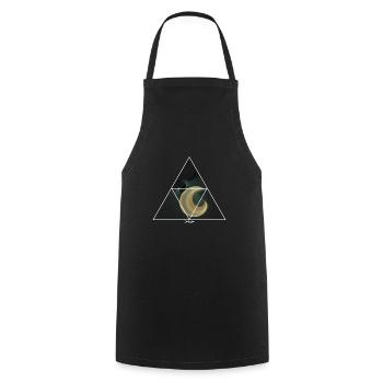 T-shirt Electro Hipster FullMoon Club - Tablier de cuisine - noir - Devant - AI Model Male 185 dark (185cm)