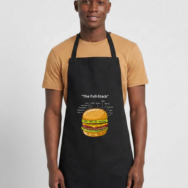 Computer Programmer Coders Software Burger Lovers Cooking Apron