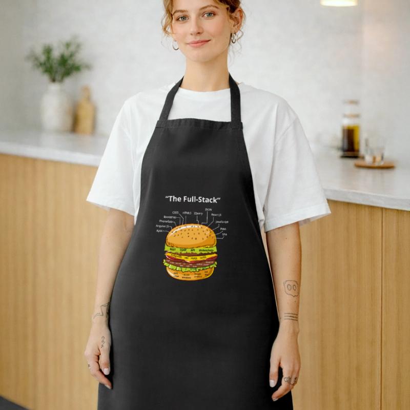 Computer Programmer Coders Software Burger Lovers Cooking Apron