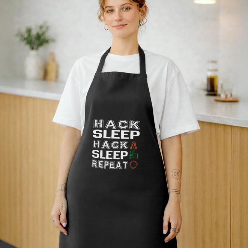 Hacker Hacking Programming Computer Tablier de cuisine