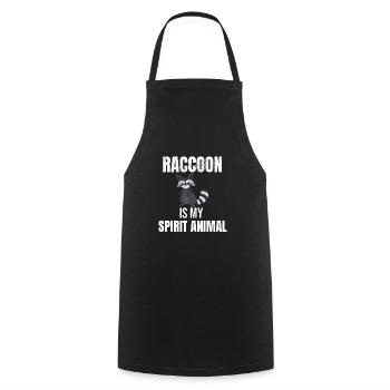 Cadeau de raton laveur amoureux du raton laveur - Tablier de cuisine - noir - Devant - AI Model Male 185 dark (185cm)