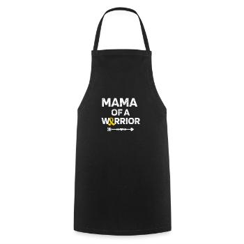 Enfant cancer cadeau maman | DIPG Anticancéreux - Tablier de cuisine - noir - Devant - AI Model Male 185 dark (185cm)