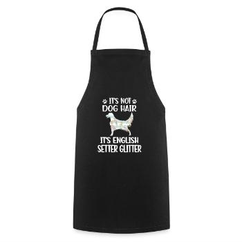 English Setter Lovers English Setter Owners - Cooking Apron - black - Front - AI Model Male 185 dark (185cm)