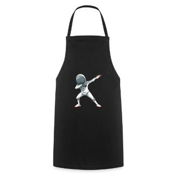 Fencing Dabbing Dab Fencing - Cooking Apron - black - Front - AI Model Male 185 dark (185cm)