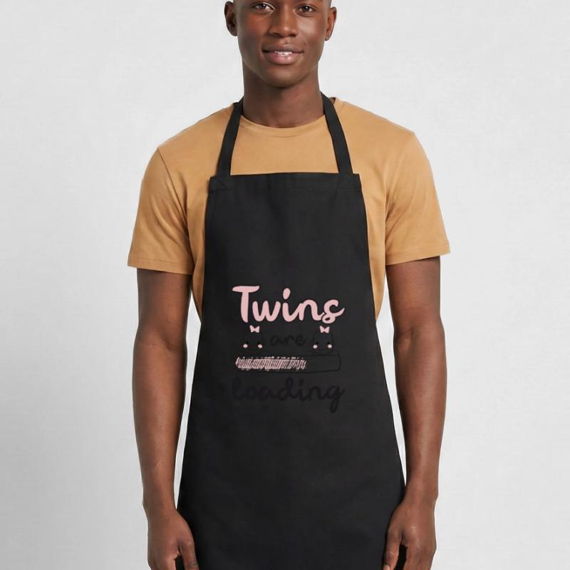 Geschenk werdene Mutter Zwillinge Twins loading Kochschürze