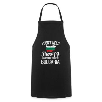Bulgarie Bulgarie Origine Drapeau bulgare - Tablier de cuisine - noir - Devant - AI Model Male 185 dark (185cm)