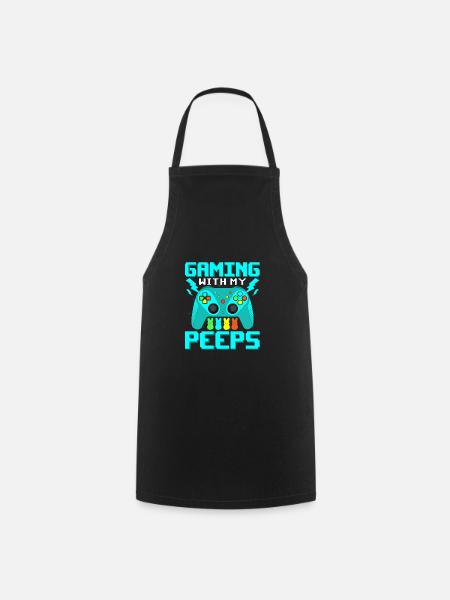 Gaming Quote Gaming avec My Peeps Gaming - Tablier de cuisine - noir
