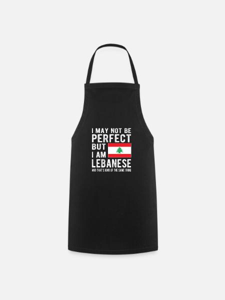 Fier Liban Liban Origine libanaise - Tablier de cuisine - noir