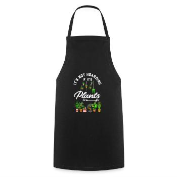 Hobby Gardener Gardener - Cooking Apron - black - Front - AI Model Male 185 dark (185cm)