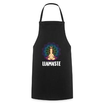 Llamaste - Tablier de cuisine - noir - Devant - AI Model Male 185 dark (185cm)
