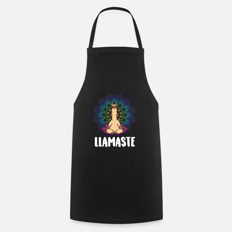 Llamaste - Tablier de cuisine - noir