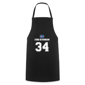 Fußball Island Sauf Trikot Stokk Betrunkson 34 - Kochschürze - Schwarz - Vorne - AI Model Male 185 dark (185cm)