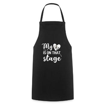 Meilleur Théâtre Mama Théâtre Acteur Mère - Tablier de cuisine - noir - Devant - AI Model Male 185 dark (185cm)