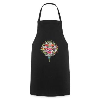 Fier Bonus Tante Meilleur Cadeau Belle-Tante - Tablier de cuisine - noir - Devant - AI Model Male 185 dark (185cm)