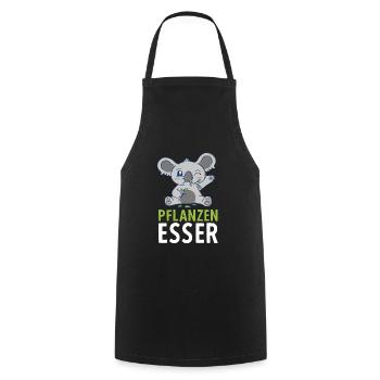 Pflanzenfresser Koalabär Eukalyptus Koala - Kochschürze - Schwarz - Vorne - AI Model Male 185 dark (185cm)