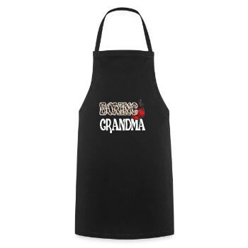 Boxoma Coffret Cadeau Grand-mère Fière Boxer Grand-mère - Tablier de cuisine - noir - Devant - AI Model Male 185 dark (185cm)